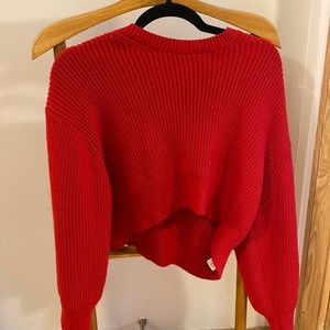 Zara cropped sweater.